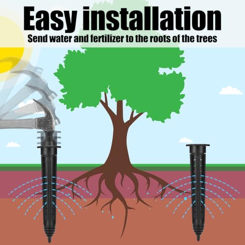 9 Pack Garden Watering Stake Deep Root Irrigation Spike (12 Inch)