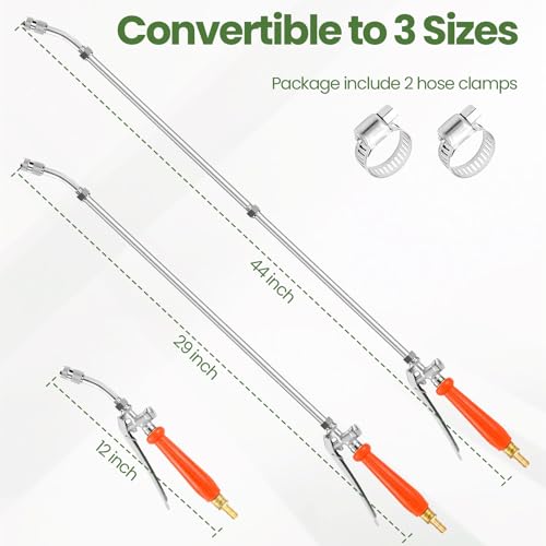29" 44" All Metal Replacement Sprayer Wand (44" Sprayer Wand)