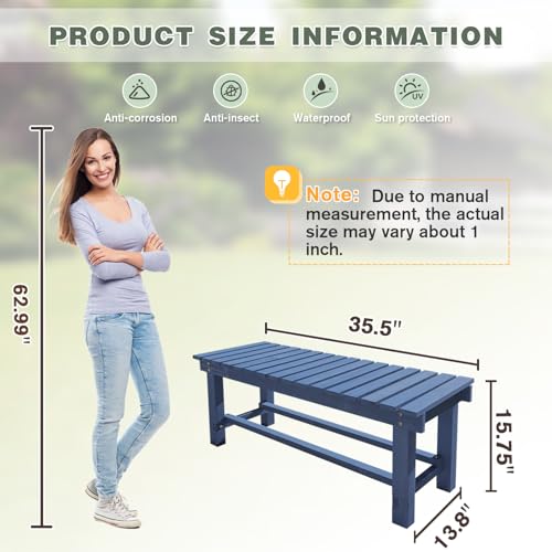 Outdoor Garden Wood Bench