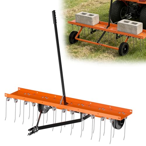 48" Tow Behind Dethatcher (Orange-48IN)