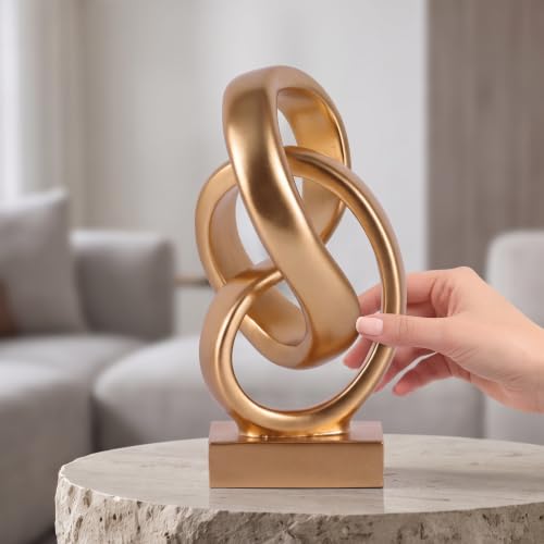 Abstract Sculpture Knot Decor (Gold)