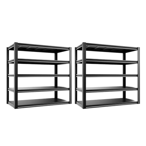 5 Tier Heavy Duty Garage Shelving (5T 55" W x 24" D x 84" H)