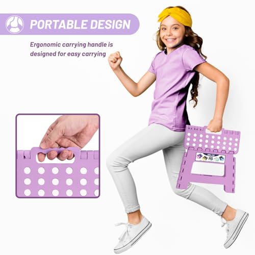 9 Inch Kids Step Stool (Light Purple / 9 Inch)
