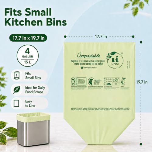 4 Gallon Compostable Bags (200 Count)