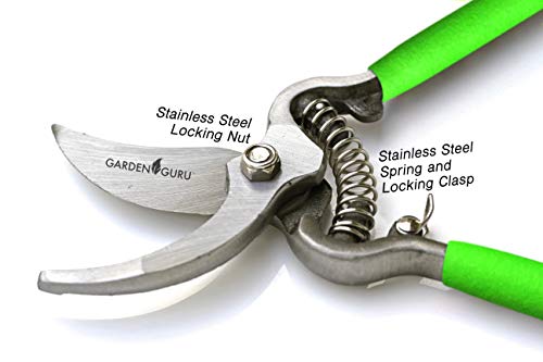 Garden Guru Classic Bypass Pruning Shears Clippers (4 Pack / Bypass Pruner)
