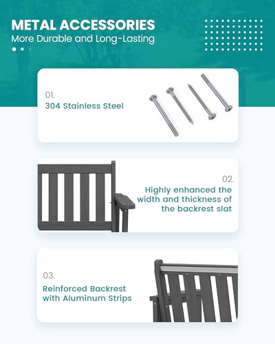 HDPE Outdoor Bench