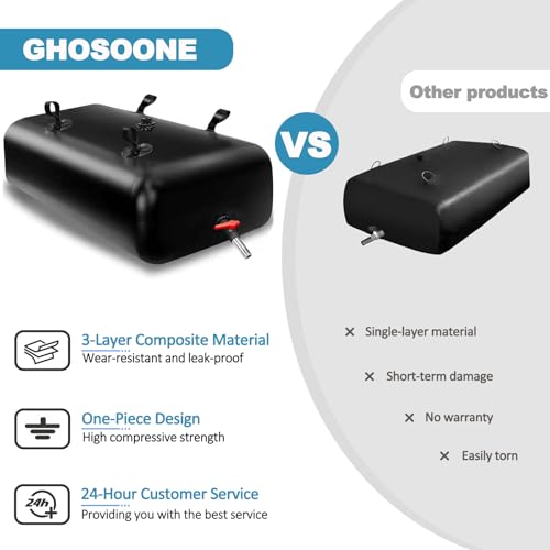 3000L 800Gal Water Bladder Tank (800Gal/3000L / Black)