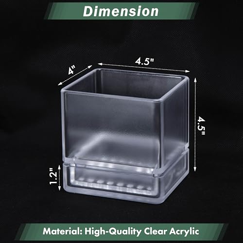 2 Pack Acrylic Herb Planter Pots (2 Count)