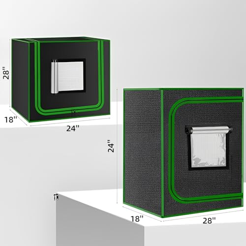 Small Grow Tent for Aerogarden (24"x18"x28")