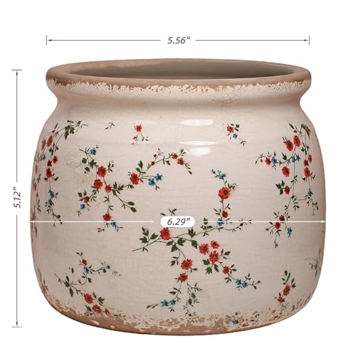 Cottagecore Ceramic Plant Pots