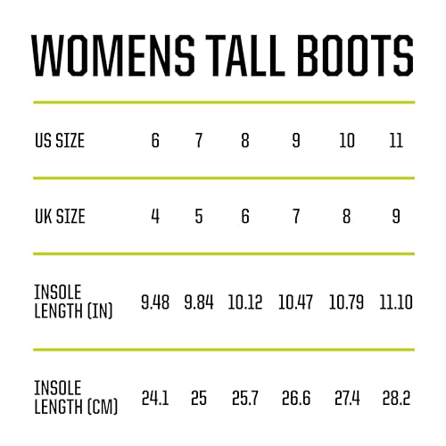 Women's Tall Waterproof Rain Boot (8 / Dot City Black)