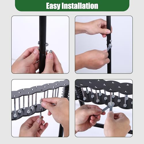 Manual Lawn Aerators with 14 Iron Spikes