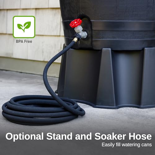 50 Gallon ECO Rain Barrel Made with 100% Recycled Plastic (Rain Barrel)