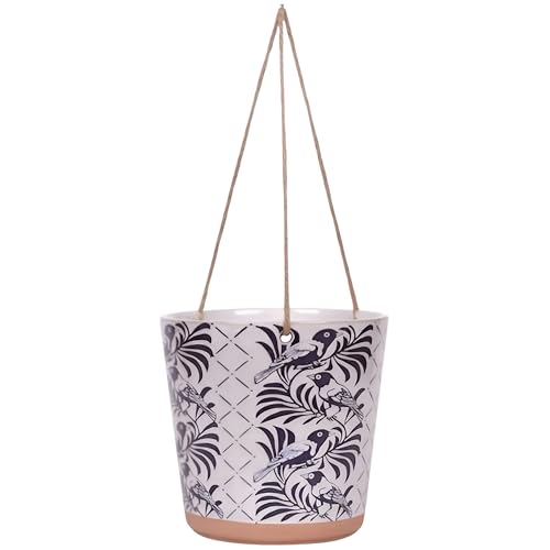 Blue Sky Ceramic Hanging Turlingtong 6.5'' Flower Pot