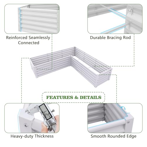 Anleolife 8 Bed L (Set of 8 / Royalty-white)
