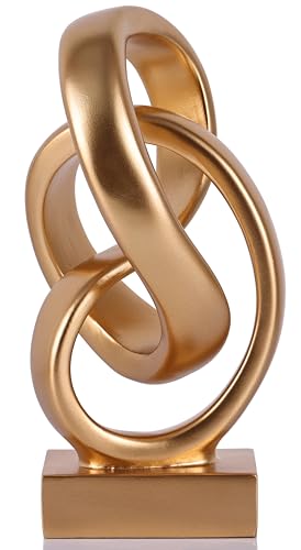 Abstract Sculpture Knot Decor (Gold)
