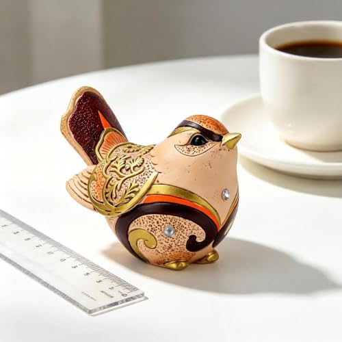 Bird Figurines for Home Decor Sparrow Gifts for Bird Lovers (Art Deco)