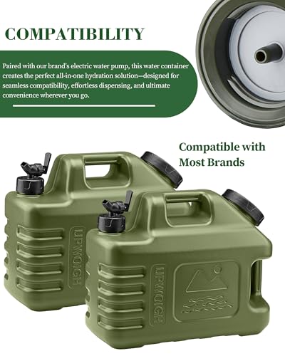3.5 Gal Camping Water Jug with Spigot (Military Green / 3.5 Gallon)
