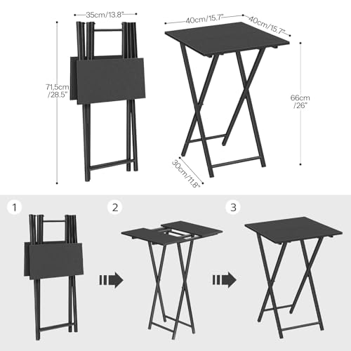 Folding TV Tray Table (2 Count)