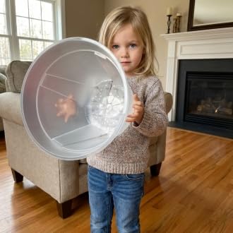 Large Clear Nursery Pot with Drainage Holes 7 (7/8/9.5/12inch without trays)