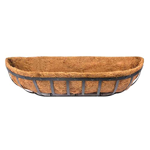 2 pcs Trough Coco Liner 48 inch Replaceable Coconut Fiber Liner for Window Box (48 in -2pcs)