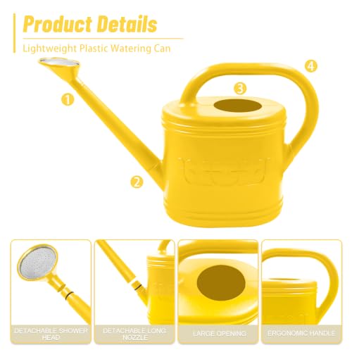 1 Gallon Watering Can (Yellow / 1 Gallon)