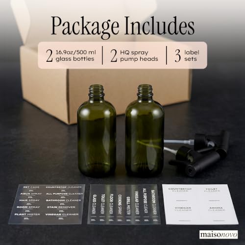 Dark Green Spray Bottle for Plants (Dark Green)