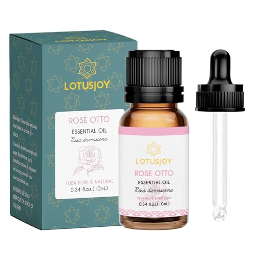 Rose Otto Essential Oil (0.34 Fl Oz (Pack of 1))