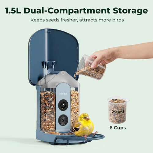 Solar Smart Bird Feeder with Camera