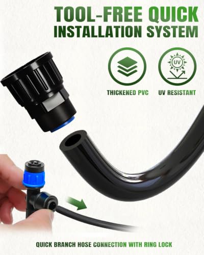 250FT Drip Irrigation System with 1 (250FT)
