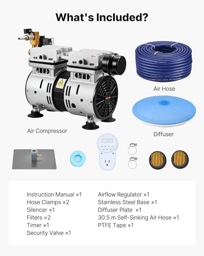 Pond Aerators (5.2CFM+1 diffuser)