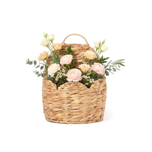 Door Basket Scalloped Hanging Storage Basket (Small)
