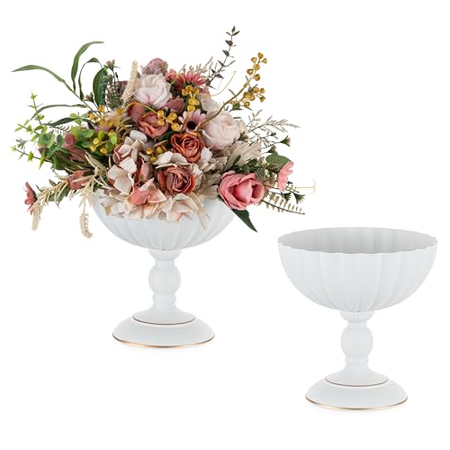 White Urn Vase for Centrepieces (White)