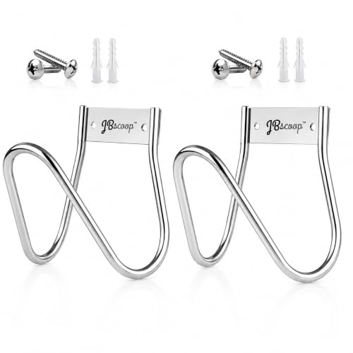 Garden Hose Holder Stainless Steel Small Wall Mount Garden Hose Hook (80 Feet)