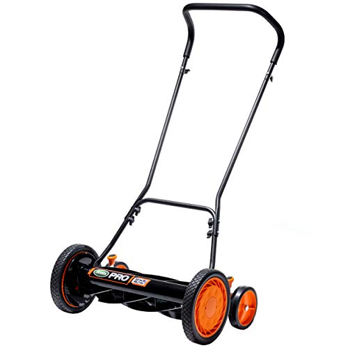 716-18S 18-Inch 7-Blade Push Reel Lawn Mower, Green (18-Inch, 7-Blade)
