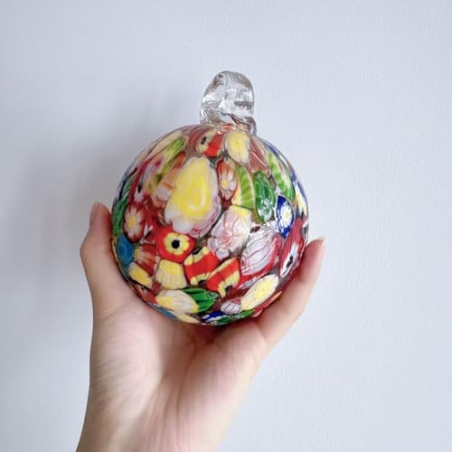4 Inch Garden Hanging Gazing Ball Hand (Multi Color)