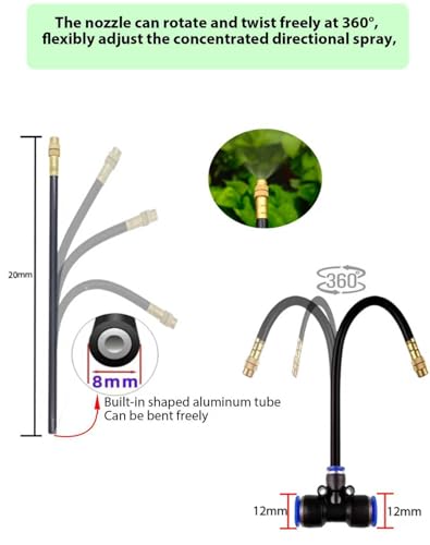 360° Adjustable Drip Irrigation Sprinkler Kit