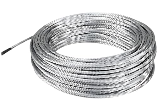 Galvanized Aircraft Cable Wire Rope 3 (50 Foot)