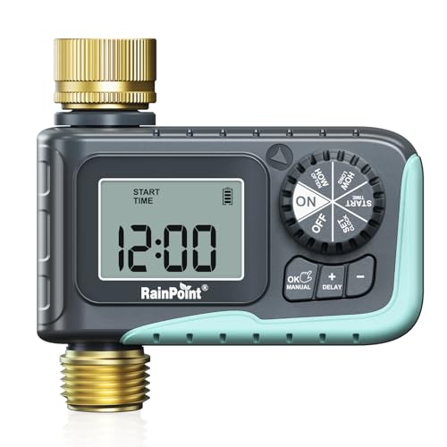 Sprinkler Timer with Brass Inlet & Outlet