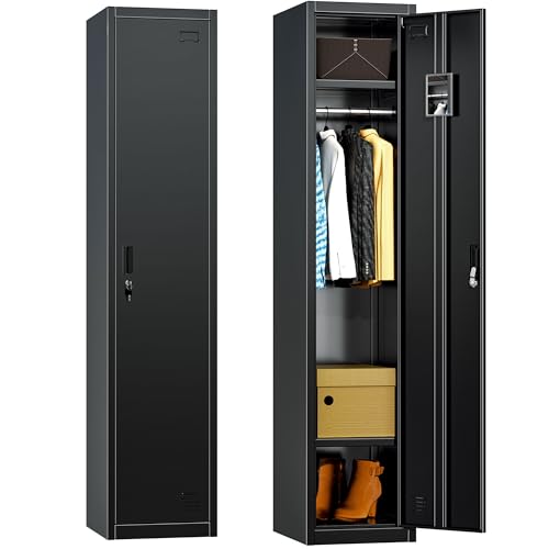 Metal Loker with 1 Doors (Black / 1 doors)