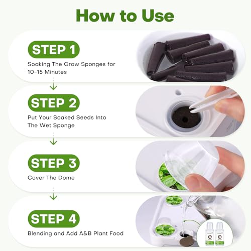 166PCS Hydroponic Pods Herb Kit (166 Count)