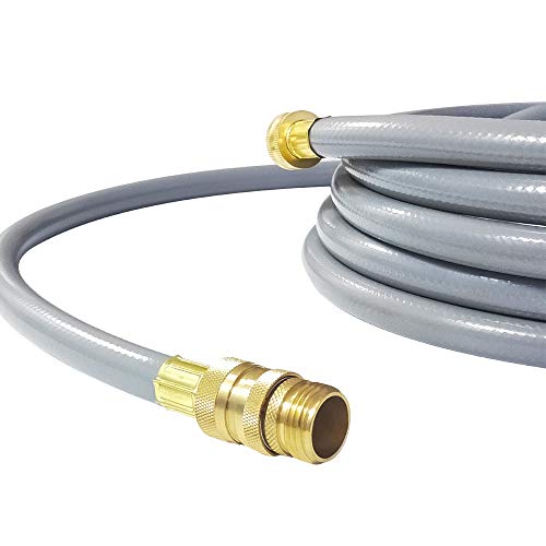 Garden Hose Quick Connect Brass Hose Quick Adapter Quick Fittings 3 (Brass 3SETS)