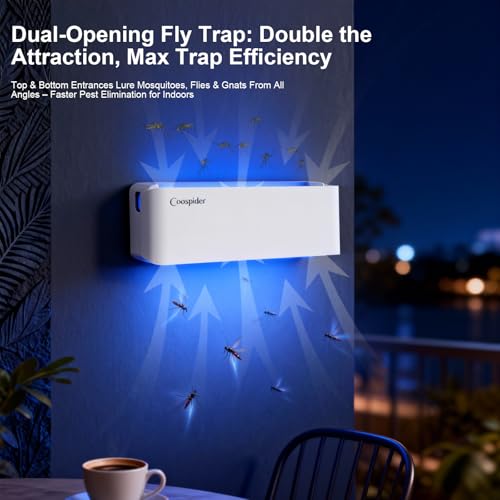 4 Pack White Fly Trap Indoor