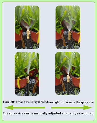 360° Adjustable Drip Irrigation Sprinkler Kit (65 FT)