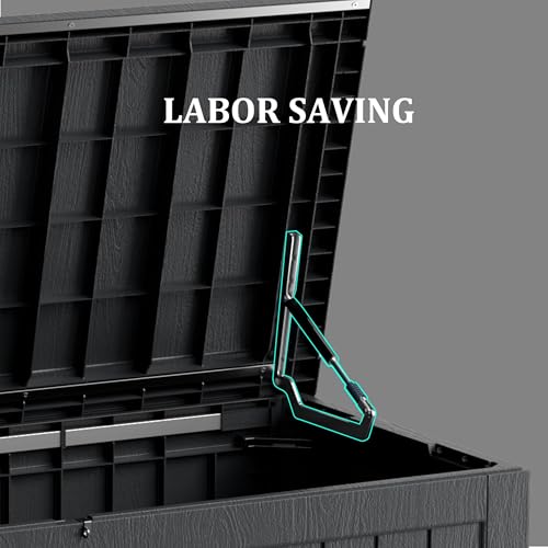 230 Gallon Outdoor Storage Box (Black / 230GAL)