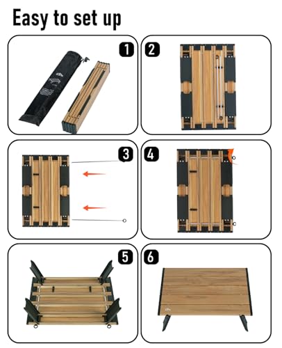 Ultralight Compact Mini Folding Alu. Table