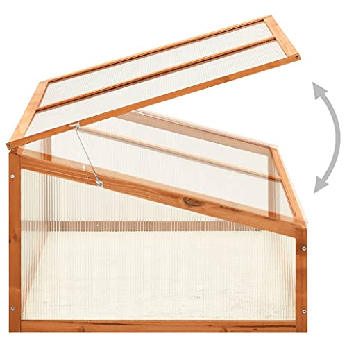 Solid Firwood Garden Portable Wooden Greenhouse