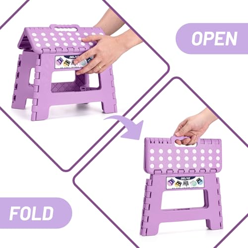 9 Inch Kids Step Stool (Light Purple / 9 Inch)