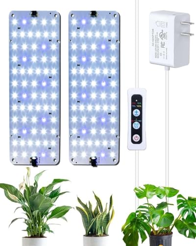 Panel Grow Light for Indoor Plants (Bluish White / 2 Pack)