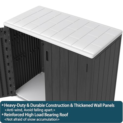 Outdoor Storage Shed 37 Cu.Ft (Black / 37 Cu.ft)
